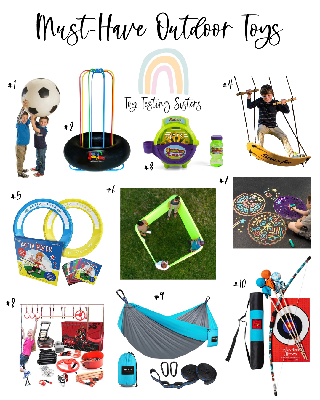 Outdoor Toys for Your Backyard by Toy Testing Sisters