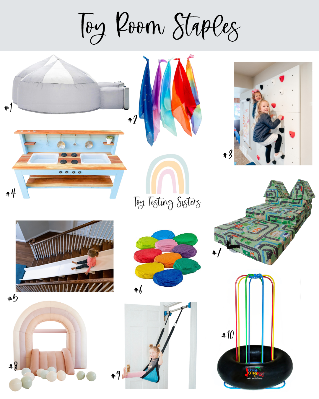 Staple Playroom Toys: Holiday Edition by Toy Testing Sisters