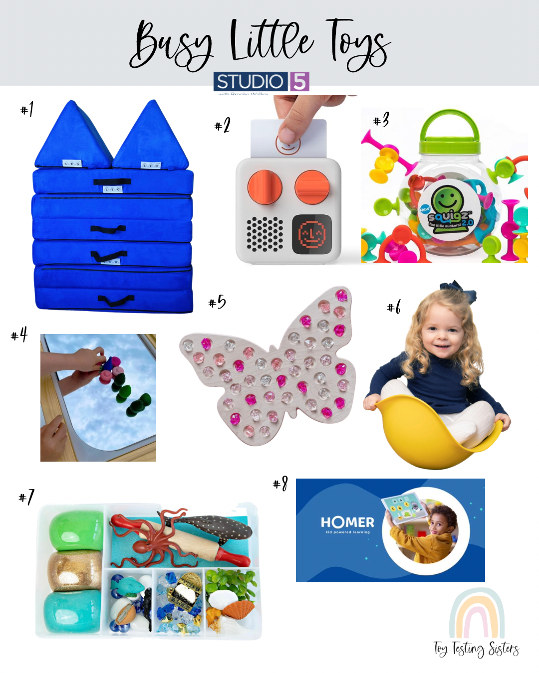 Busy Little Toys by Toy Testing Sisters