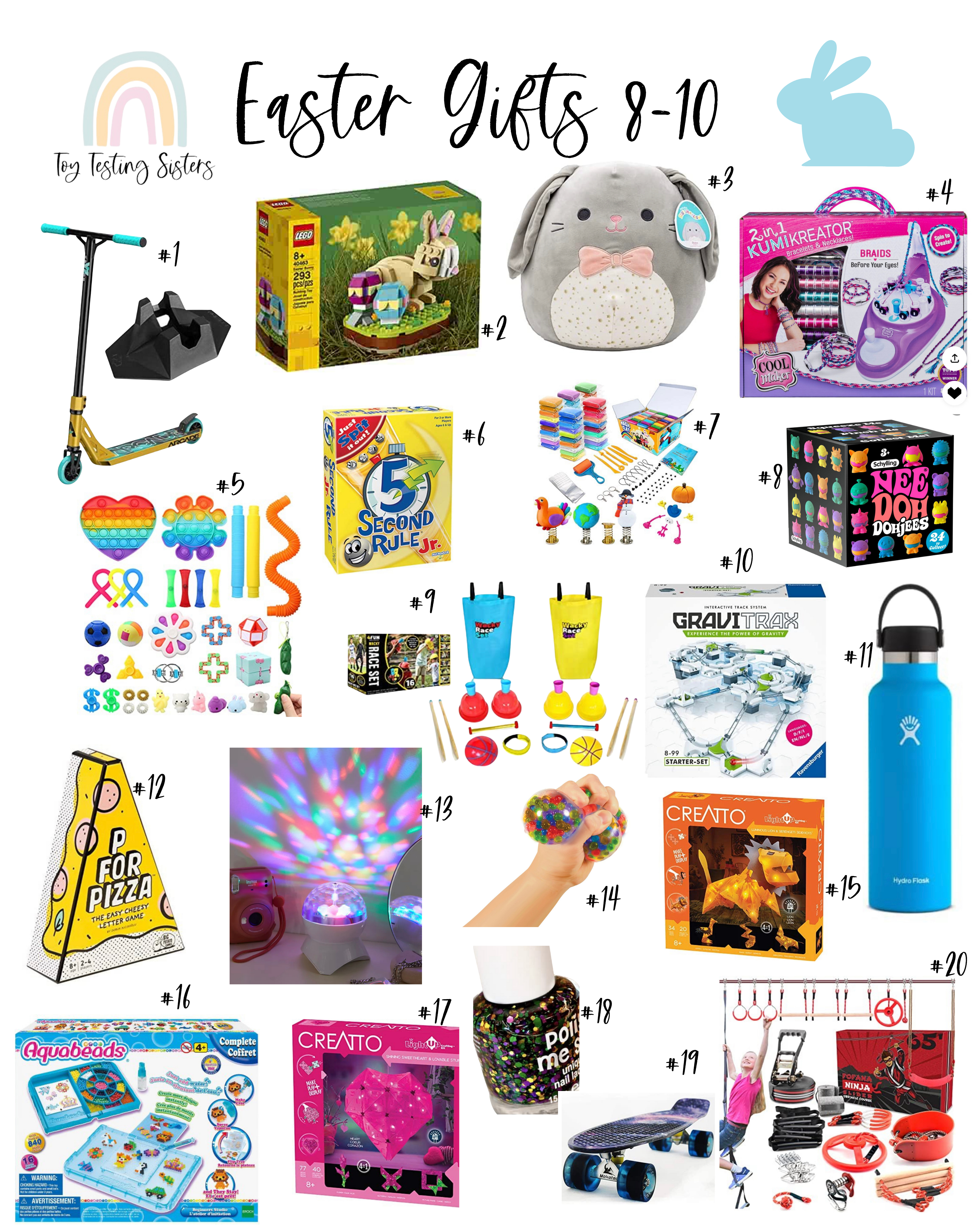 Easter Gift Guide Ages 8-10 by Toy Testing Sisters