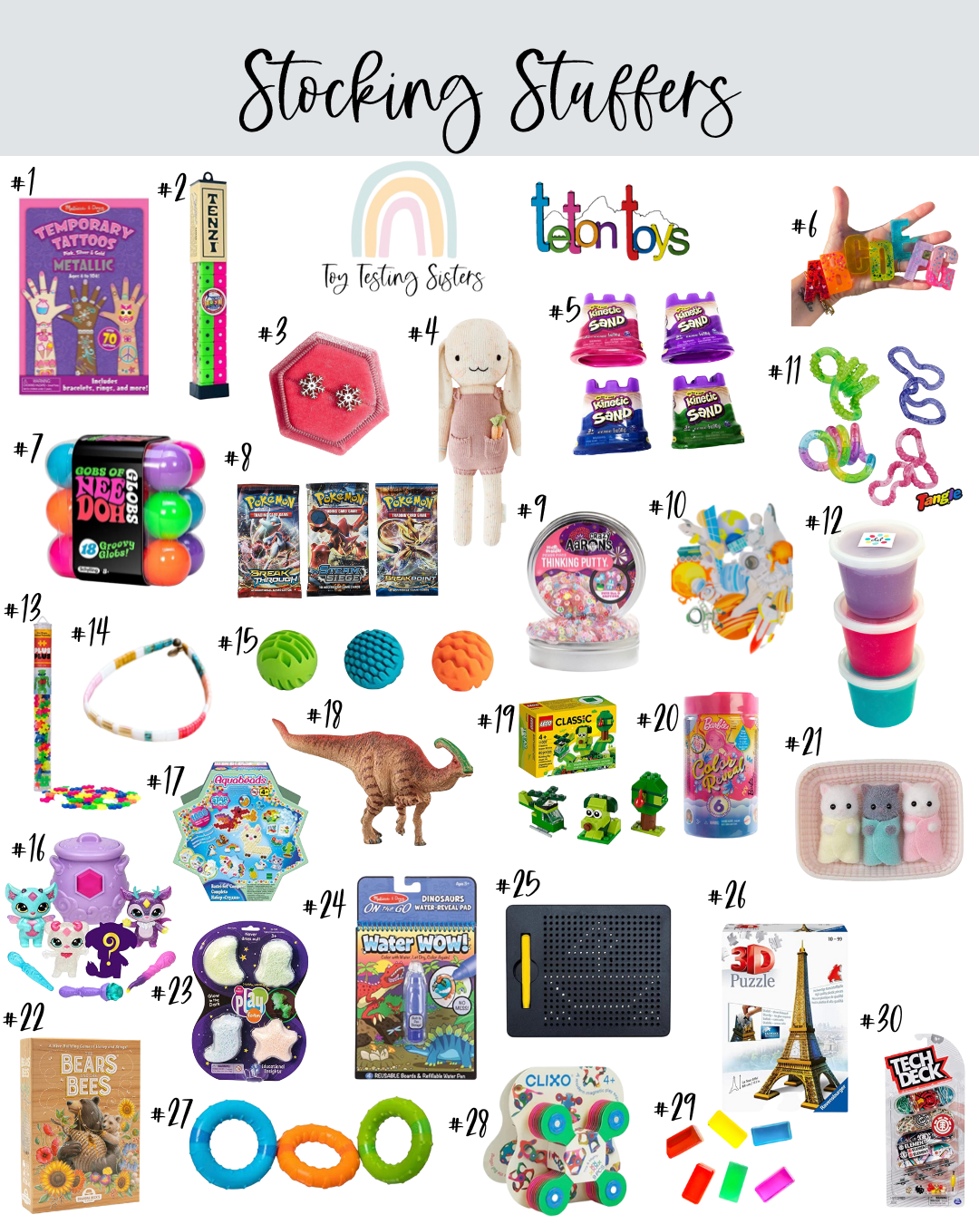 2022 Stocking Stuffers for the Holidays by Toy Testing Sisters