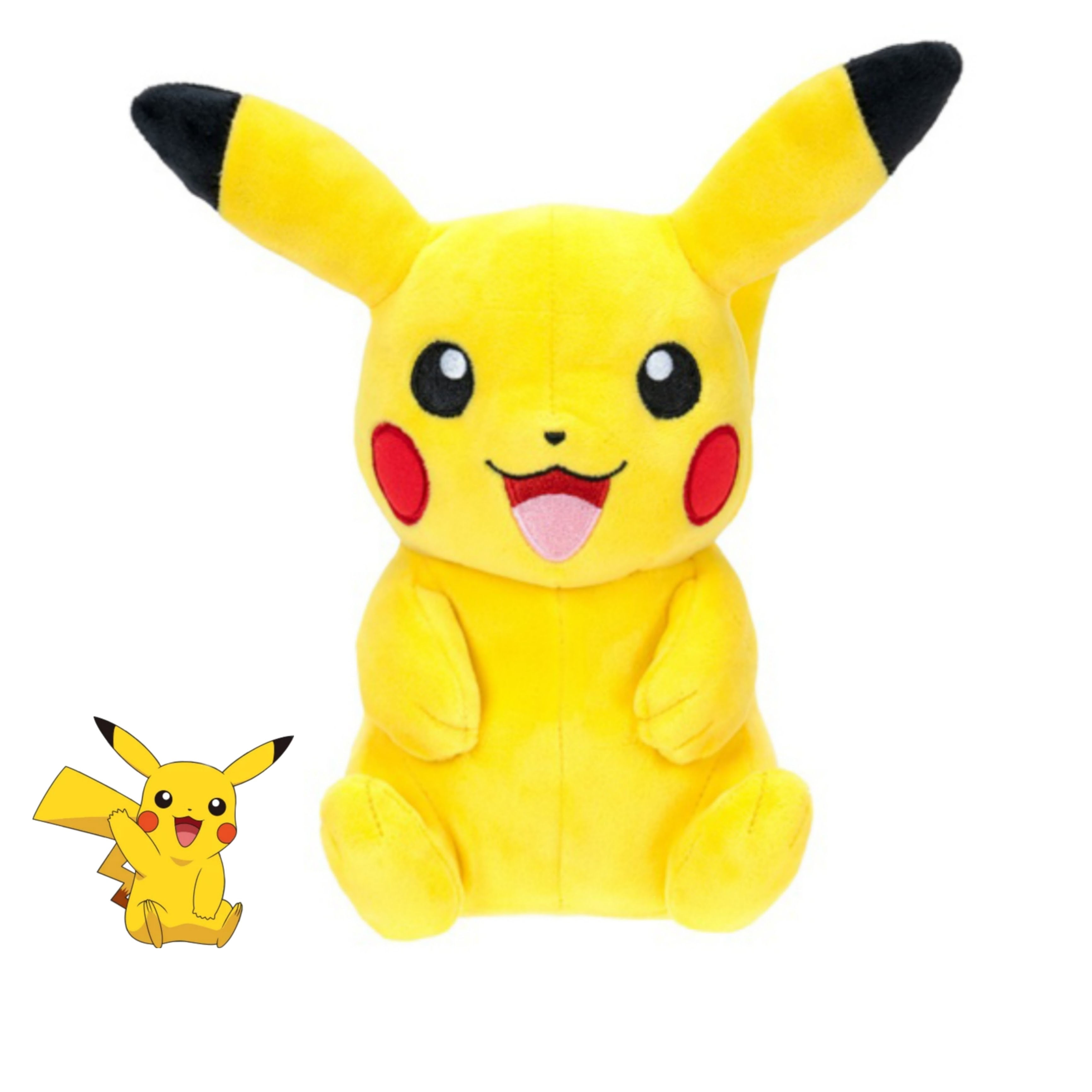 Pokémon Pikachu 8 Inch Plush Front View