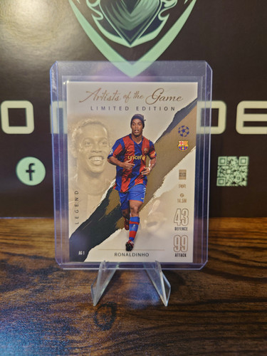 ronaldinho limited edition card Match Attax Artists Of The Game 23/24 Topps Buy Cards Ronaldinho Limited Edition