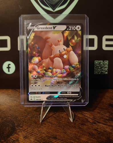Pokmon TCG Greedent V 120/159 Crown Zenith Holo Rare | Dom's Den Pokmon TCG Greedent V 120/159 Crown Zenith Holo Rare | Dom's Den