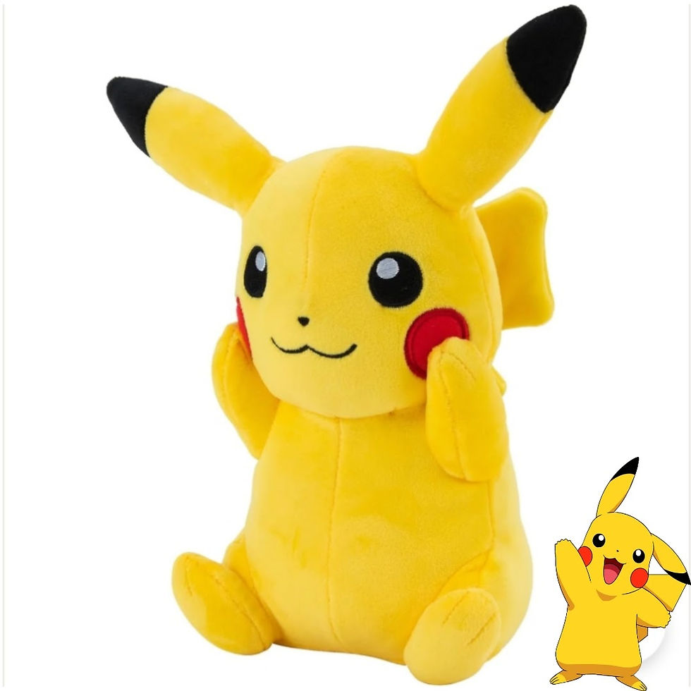 Thumbnail: Pokémon Pikachu Hands On Cheeks 8 Inch Plush
