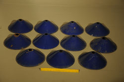 Small Blue Coolie Shade