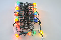 Box 4 set of 40 Diamond lcoloured lights cut out skirts (5)