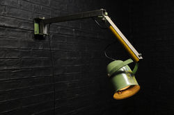 LARGE GREEN FACTORY ANGLEPOISE