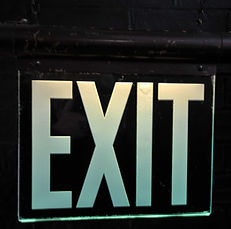 Light Up EXIT Sign #1
