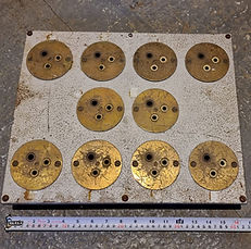 15amp round pin brass socket board #1