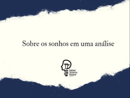 Sobre os sonhos em uma análise