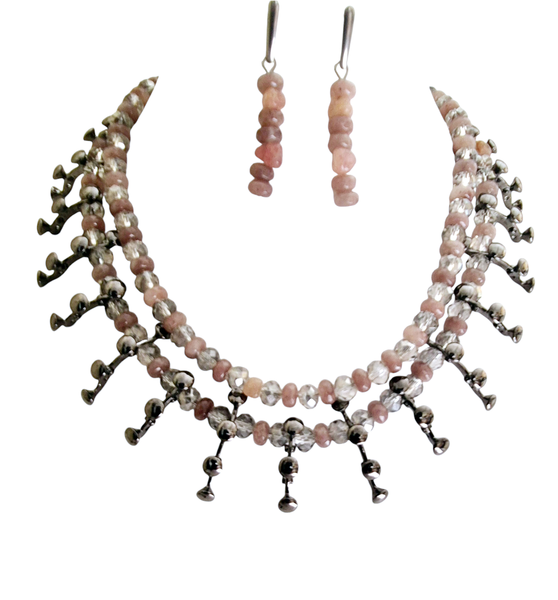 2 In 1 Hematite Metal Set 