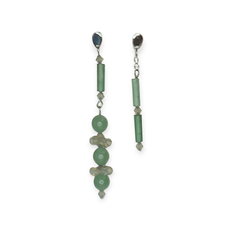 Thumbnail: Green Aventurine Necklace Set 