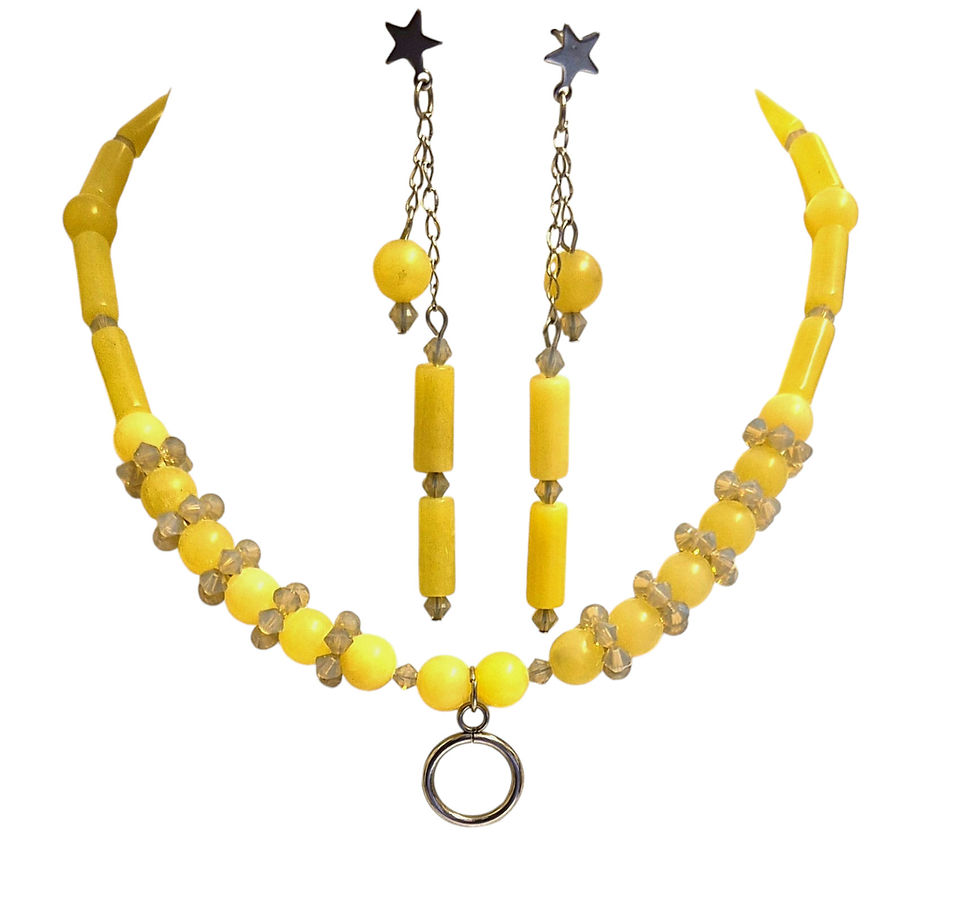 Thumbnail: Olive Jade Necklace Set 