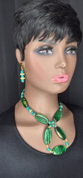 Thumbnail: Tiger Eyes Necklace Set 