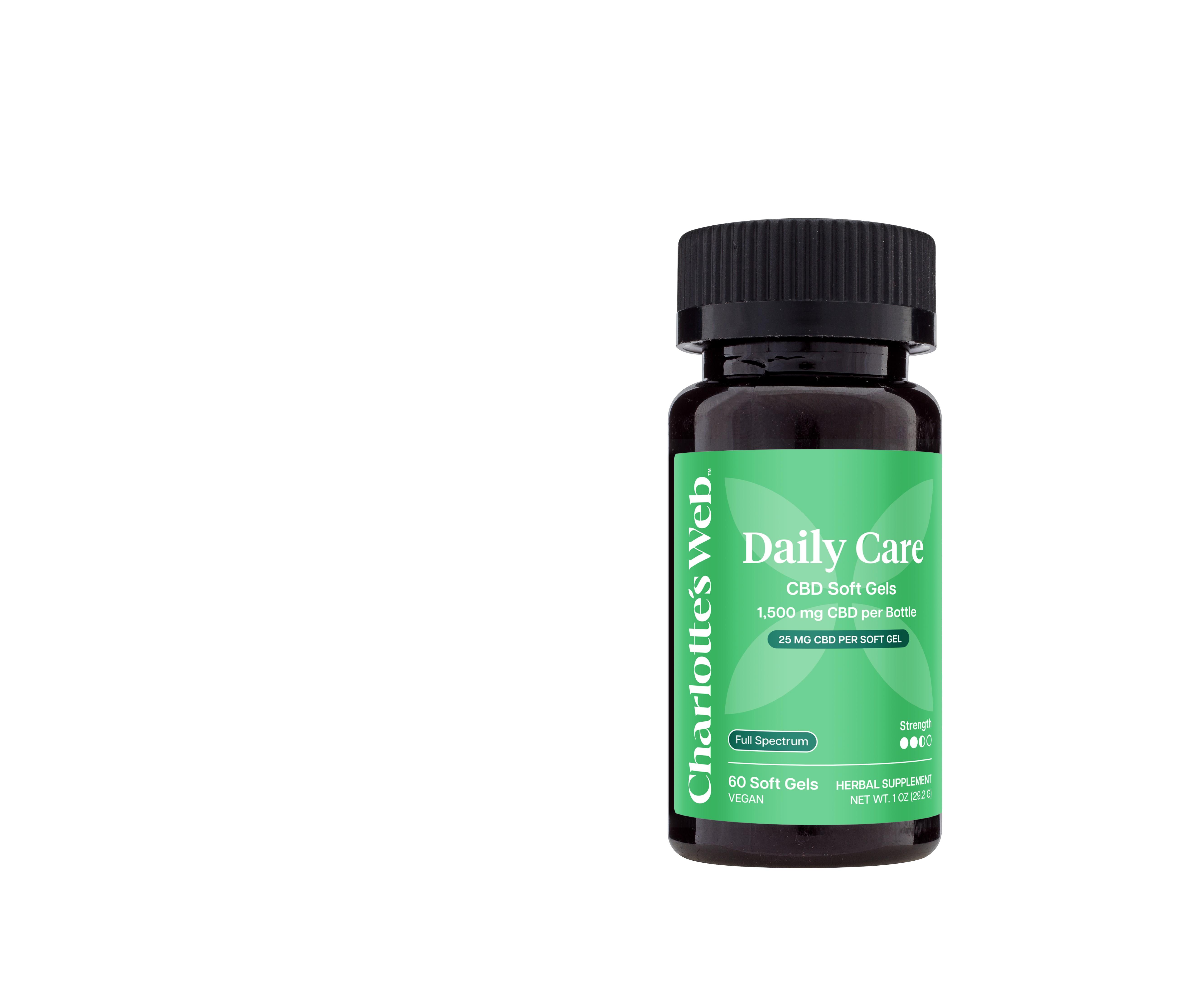 Daily Care Full Spectrum CBD Soft Gels (25mg, 60 ct)