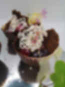 Chocolate bowl