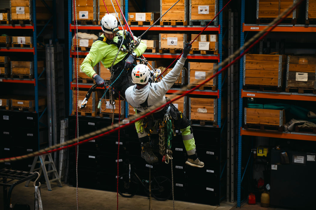 Bedrijfsreportage All works at Height van een sprat opleiding