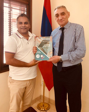 IAF Co-Founders Call on Armenian Ambassador to India