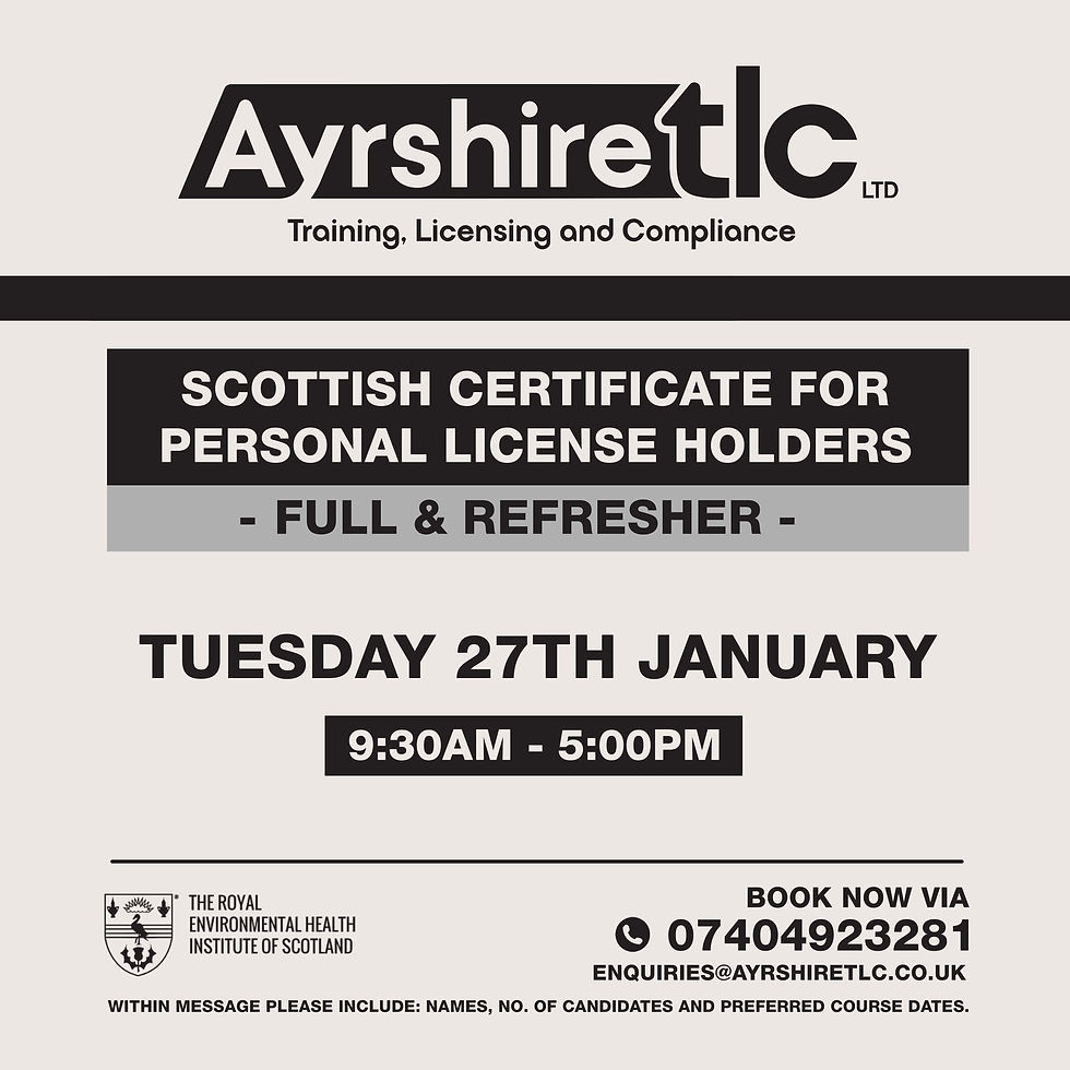 Ayrshire TLC course
