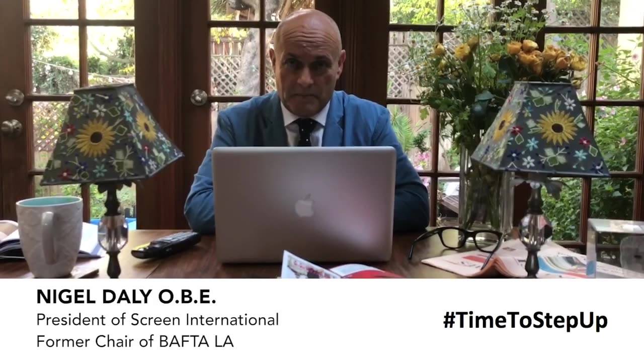 Our official launch has begun. Men it’s #TimeToStepUp and support women in entertainment and beyond.