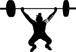 Nortwest gewichtheffen powerlifting functional fitness crossfit beeldlogo