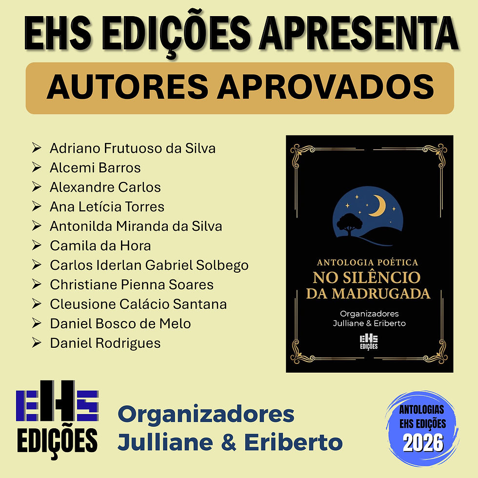 ANTOLOGIA POÉTICA NO SILÊNCIO DA MADRUGADA 2026