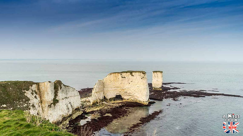 Old Harry Rocks dans le Dorset - Découvrez les plus beaux paysages d'Angleterre à visiter | A Kiss from UK