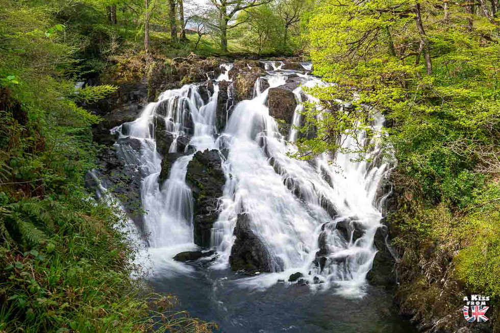 Swallow Falls près de Betws-y-Coed - Que voir et que faire dans le Parc National du Snowdonia au Pays de Galles ? - Visiter Eryri | A Kiss From UK