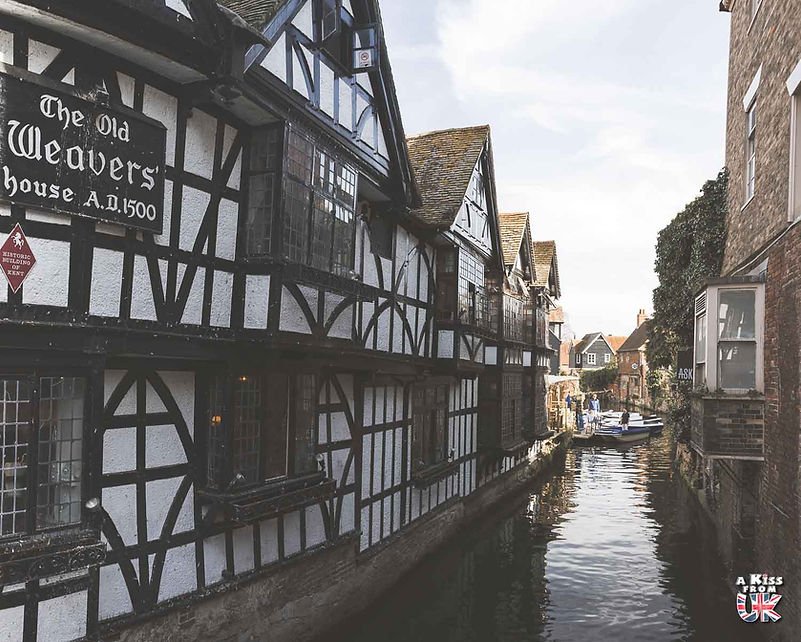 Canterbury dans le Kent - 80 lieux à voir absolument en Angleterre. Découvrez quels sont les plus beaux endroits d'Angleterre et les lieux incontournables à visiter en dehors de Londres | A Kiss From UK, le blog du voyage en Grande-Bretagne.
