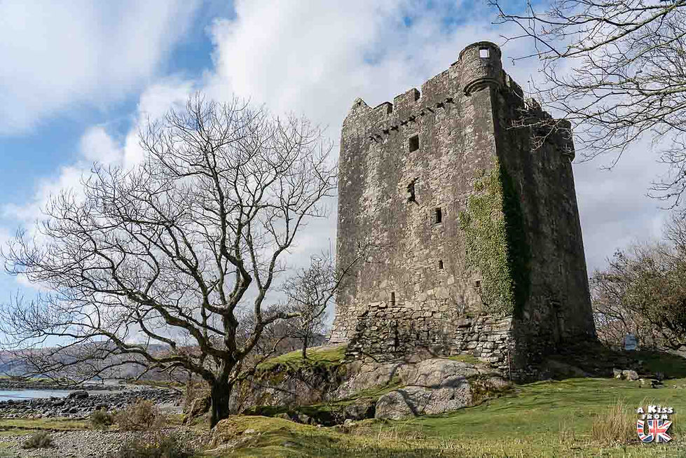 Moy Castle à Lochbuie - Que faire sur l’île de Mull en Ecosse ? Visiter l’île de Mull et découvrez les plus beaux endroits à voir sur cette île des Hébrides Intérieures | A Kiss From UK