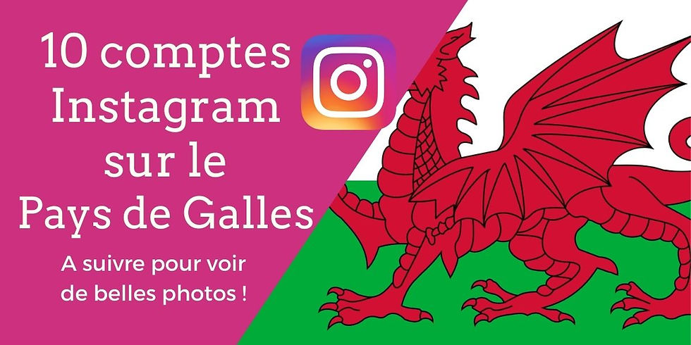 10 comptes Instagram sur le Pays de Galles à suivre pour voir de belles photos ! - Découvrez notre sélection des meilleurs comptes Instagram sur le Pays de Galles | A Kiss from UK