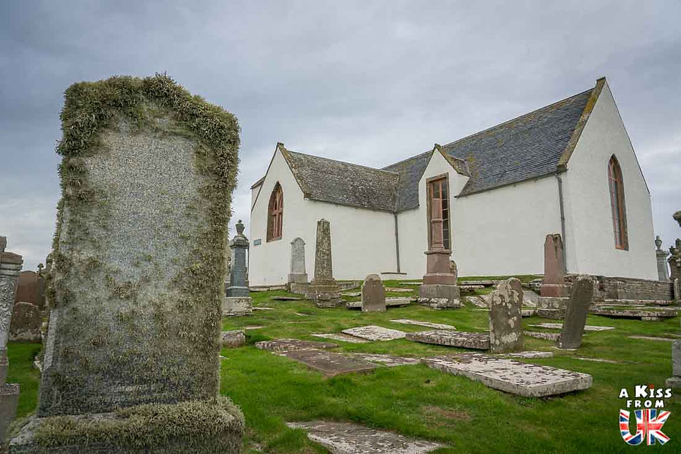 L'glise de Canisbay où est enterré le Jan de Groot, le créateur de John o'Groats - Faut-il visiter John o’Groats ? Découvrez l’histoire du point le plus haut d’Ecosse et ce que vous pouvez faire et voir à John o’Groats. | A Kiss from UK, le blog du voyage en Ecosse.