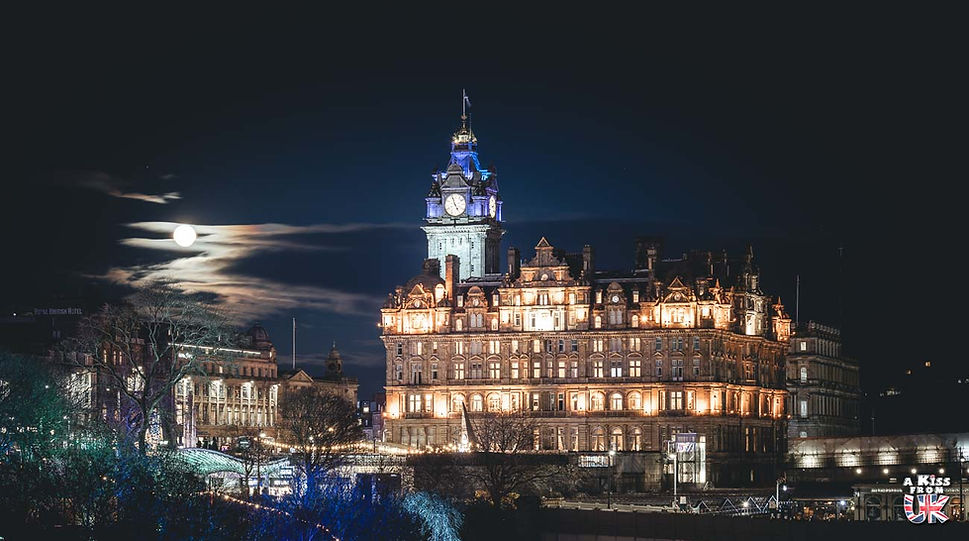 L'hotel Balmoral sur Princes Street à Edimbourg - Visiter Edimbourg : Découvrez les endroits à voir et les choses à faire à Edimbourg en Ecosse | A Kiss From UK