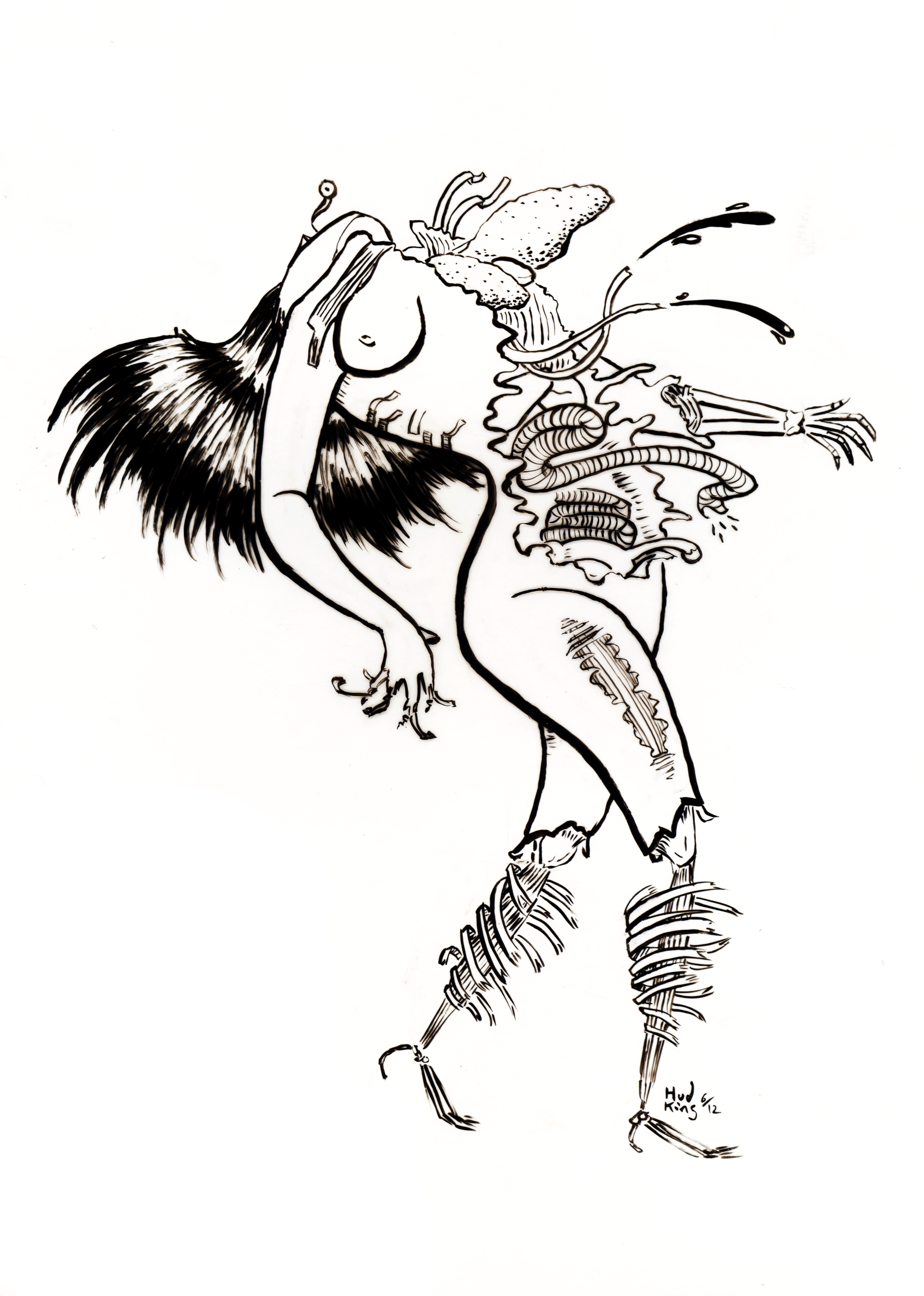 Exploding Woman