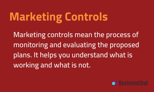 Marketing Controls