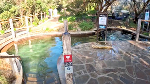 Thermal pool at Peninsula Thermal Spa near Melbourne
