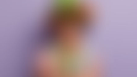 Girl with garbage in her hair