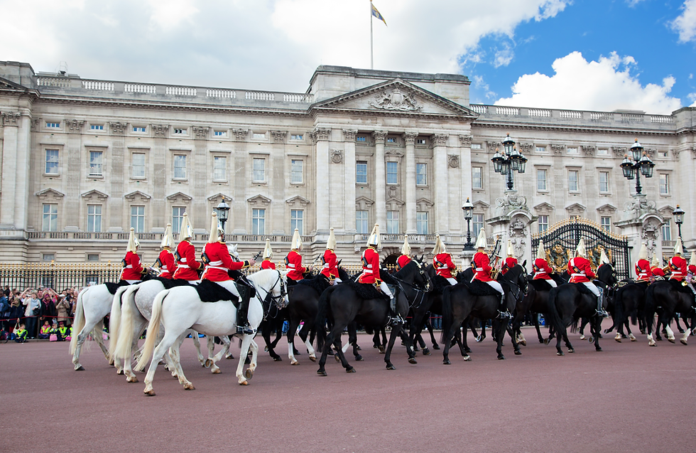 British Royal Guards Riding on Horse by Michal Collection