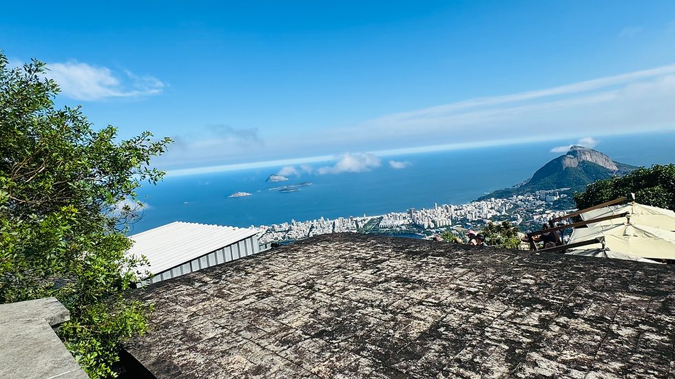 Christ the Redeemer: View while climbing the steps