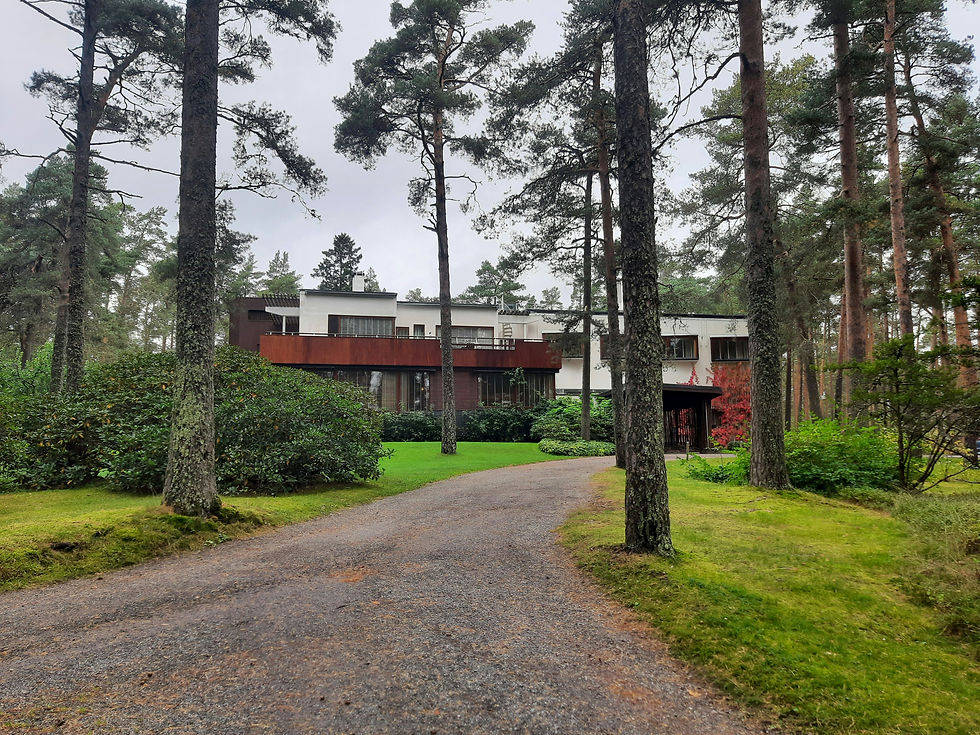 Villa Mairea in Finland by raimo-lantelankallio on Unsplash. Villa Mairea is located in Noormarkku, Finland, and it was designed by the renowned Finnish architects Alvar Aalto and Aino Aalto.
