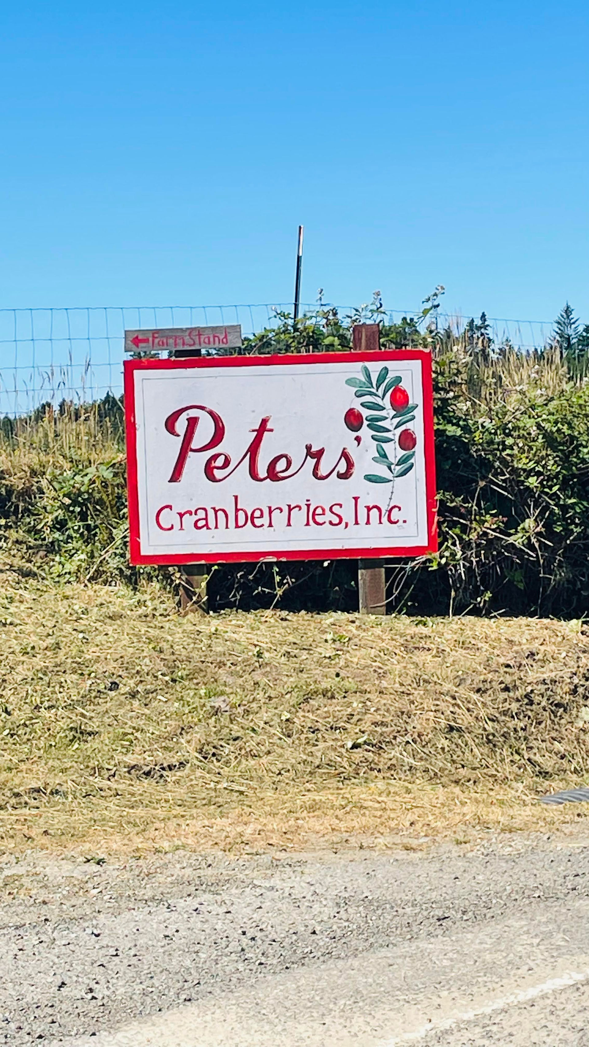 Peter's Cranberries, Sixes, OR