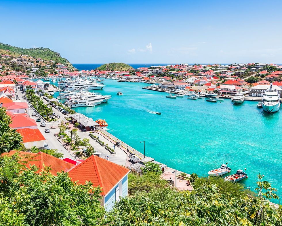Gustavia harbor, St Barts, Caribbean by NANCY PAUWELS from Getty Images