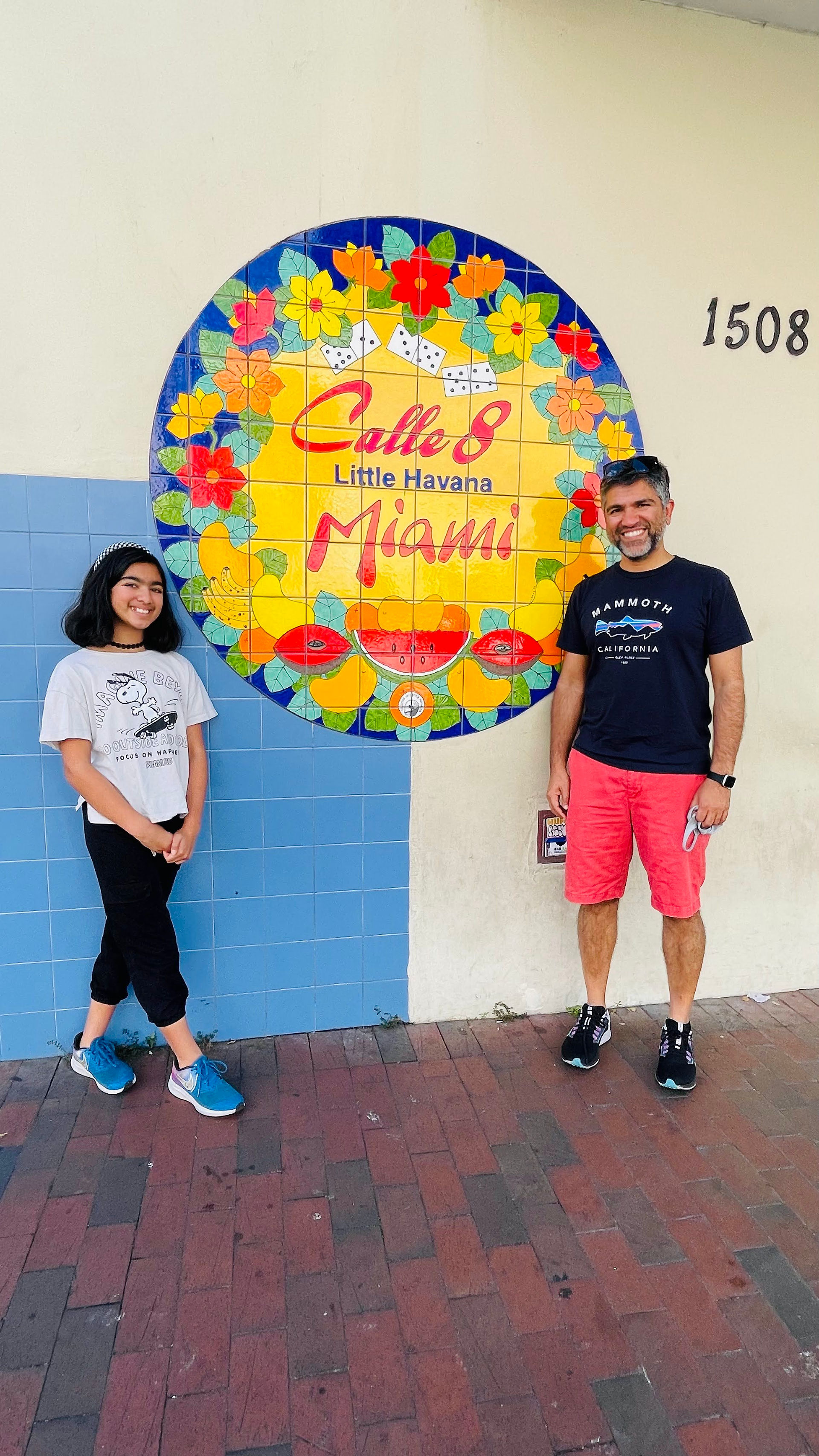 On the famous Calle 8, Little Havana in Miami, Florida