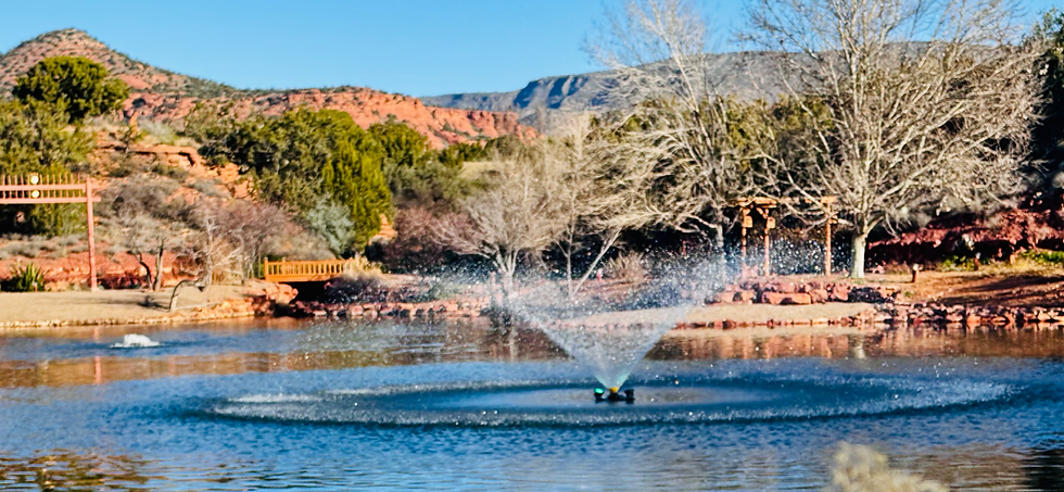 Healing Lake at the Sedona Mago Retreat, in Arizona