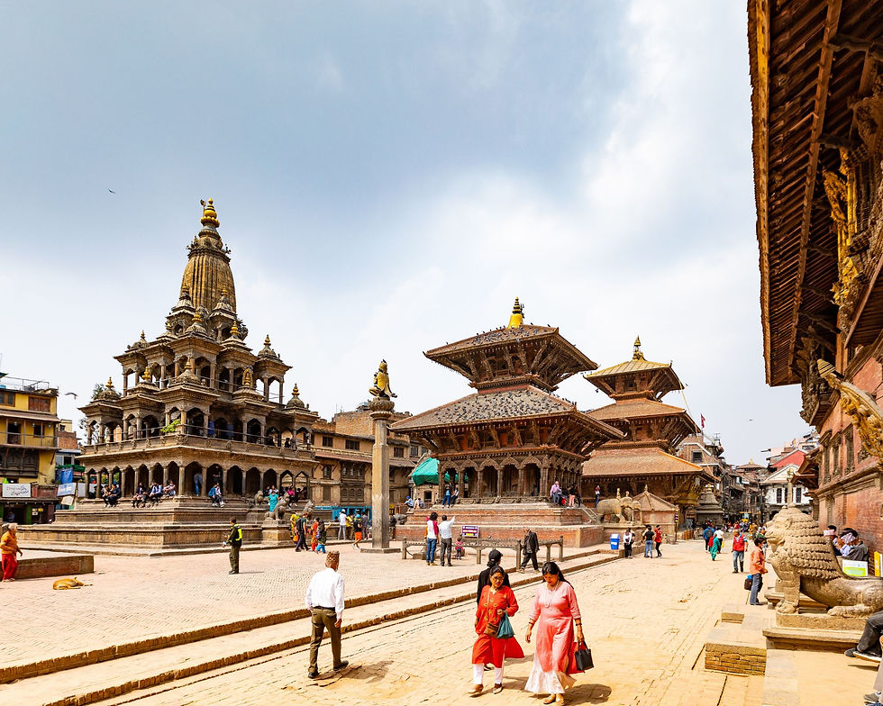 Tourists Sightseeing on Patan Durbar Square in Nepal by Volker Meyer from Pexels