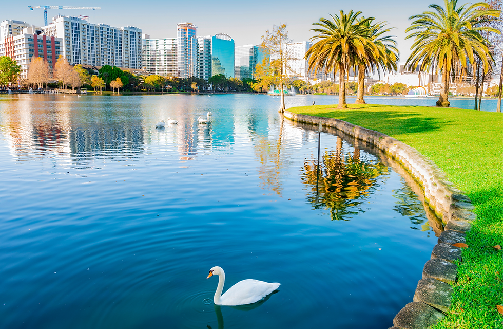 Lake Eola in downtown Orlando