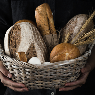 A basket of bread