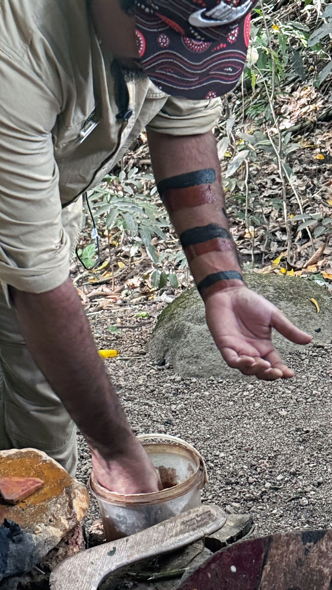 Aboriginal Smoking Ceremony at the Mossman Gorge Center