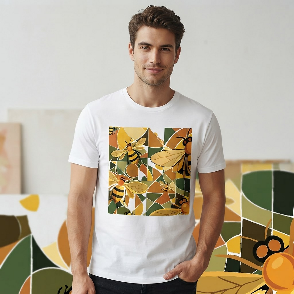 Thumbnail: Playera Golden Fragments:  Mariana Fernández Brito